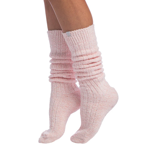 Slouchy Marshmallow Socks | Heather Blush