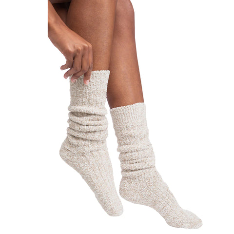 Slouchy Marshmallow Socks | Heather Stone