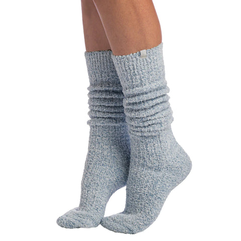 Slouchy Marshmallow Socks | Heather Spring Lake