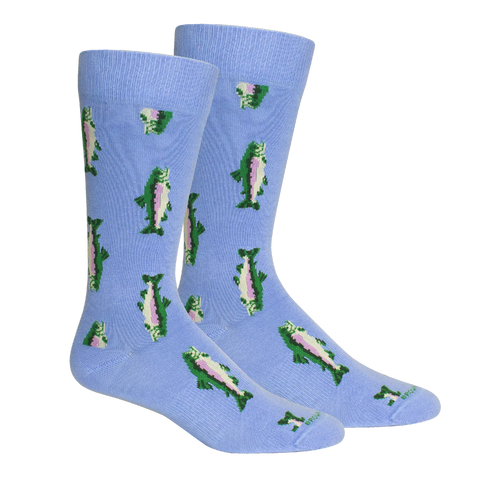Watauga Men's Socks | Della Blue
