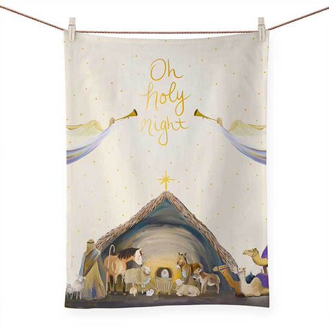 Away in a Manger Kitchen Towel