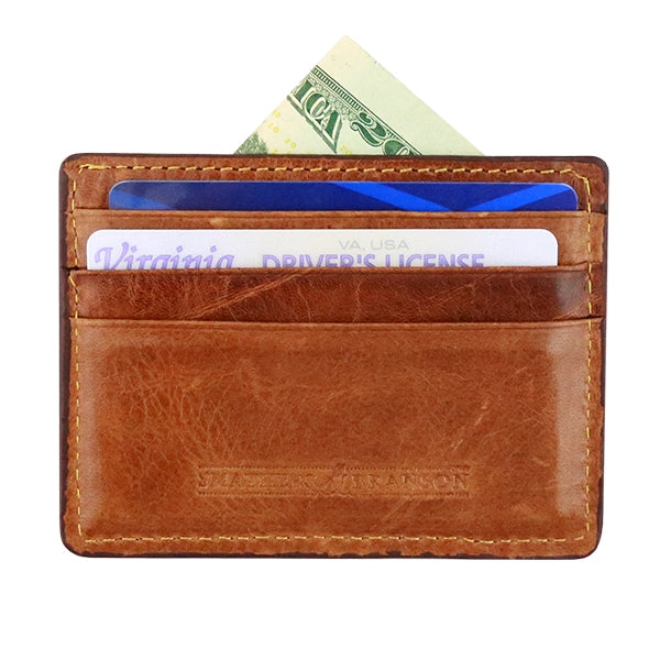 Offshore Needlepoint Card Wallet