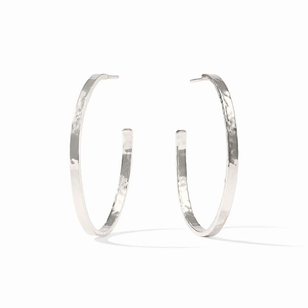 Crescent Hoop | Silver
