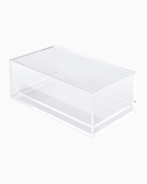 Mahjong Tile Storage Acrylic Box - Clear Lid