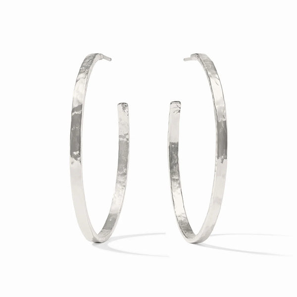 Crescent Hoop | Silver