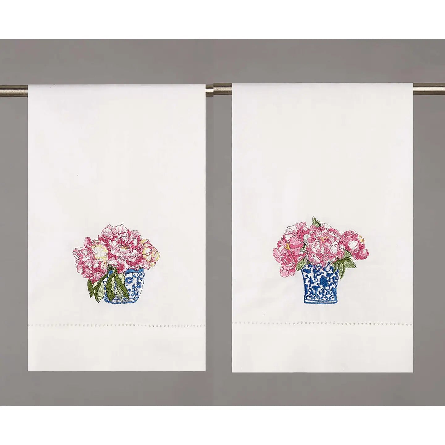 Pretty in Pink Flower Guest Towel