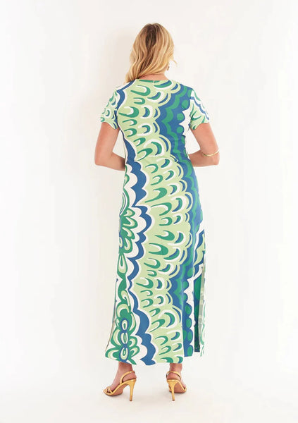 Malabar Dress | Marble Limeade