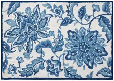 Jacobean Floral Hook Rug