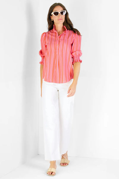 Percy Popover | Red and Pink Stripe