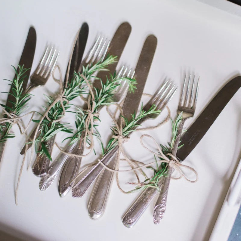 Found Silver Plate Flatware, Set of 5