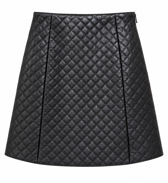 Cory Pleather Skirt | Black