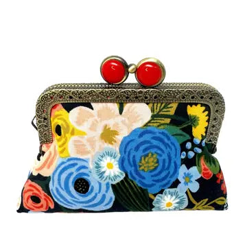 Garden Party Coin Purse | Navy