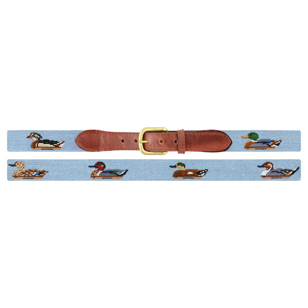 Duck Decoys Needlepoint Belt