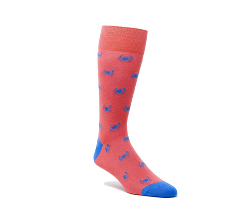 Crab Socks | Coral