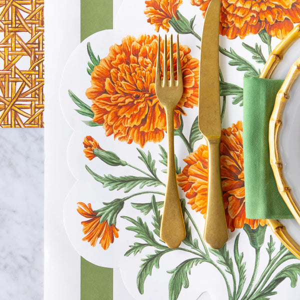 Die-cut Marigold Bouquet Placemat