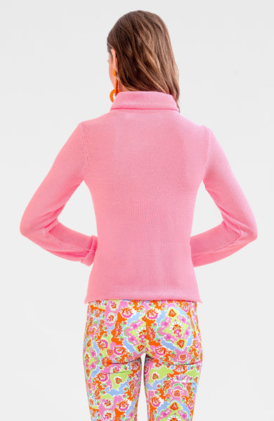Knit Knit Turtleneck Sweater | Pale Pink