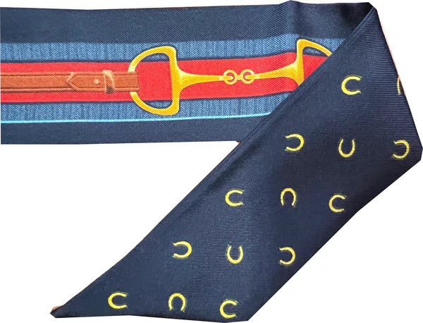 Saddle Up Belvedere Scarf | Navy