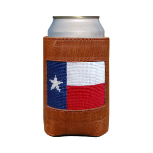 Texas Flag Needlepoint Can Cooler