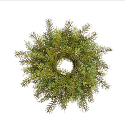 16" Cedar Pine Wreath
