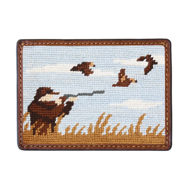 Upland Shoot Needlepoint Card Wallet