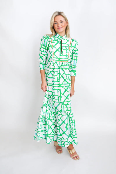 Emerald Trellis Pippa Long