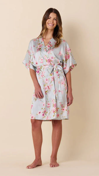 Morning In Kyoto Silk Kimono Robe