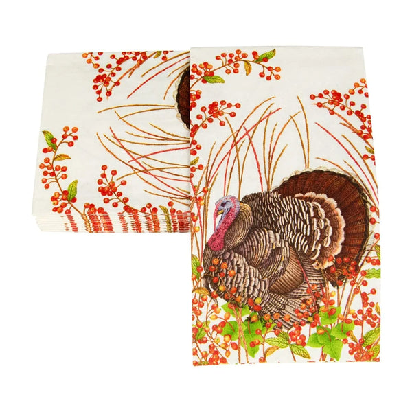 Turkey and Berries Guest Towels