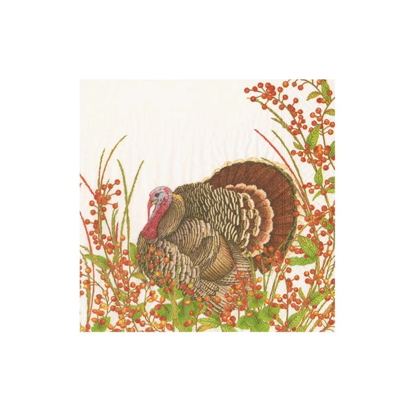 Turkey and Berries Cocktail Napkins
