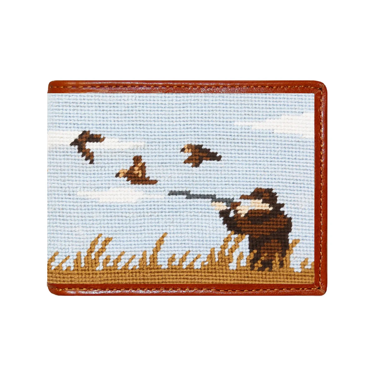 Upland Shoot Needlepoint Wallet