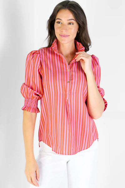Percy Popover | Red and Pink Stripe