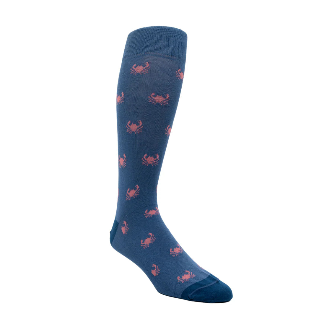 Crab Socks | Navy