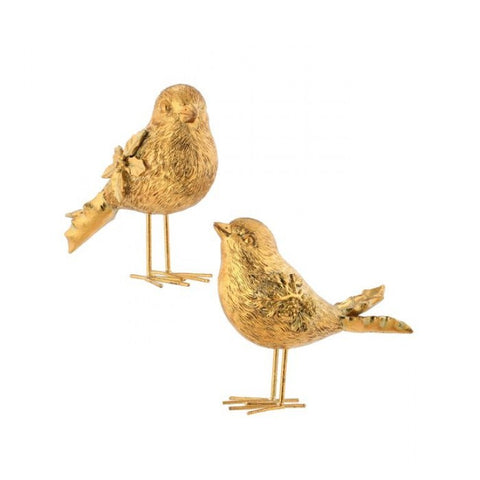 6" Resin Holiday Bird