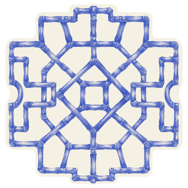 Die-cut Blue Bamboo Placemat