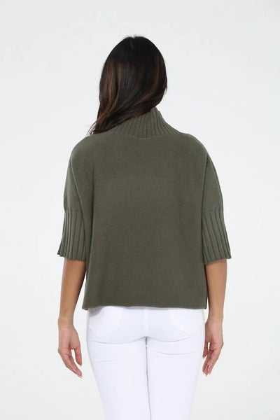 The Maple Turtleneck Sweater | Olive