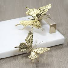Decorative Antique Gold Butterfly