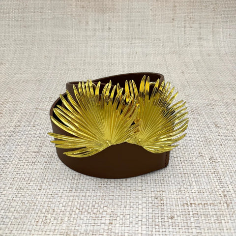 Palm Frond Belt Buckle