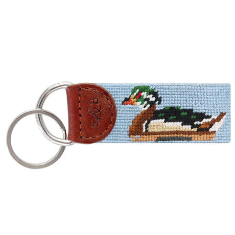 Duck Decoys Needlepoint Key Fob