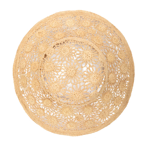 Coast - Crochet Raffia Straw Bucket Hat