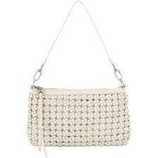 Darcy Crossbody | Woven Leather | Whitecap