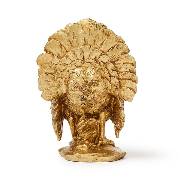 Golden Turkey Figurine