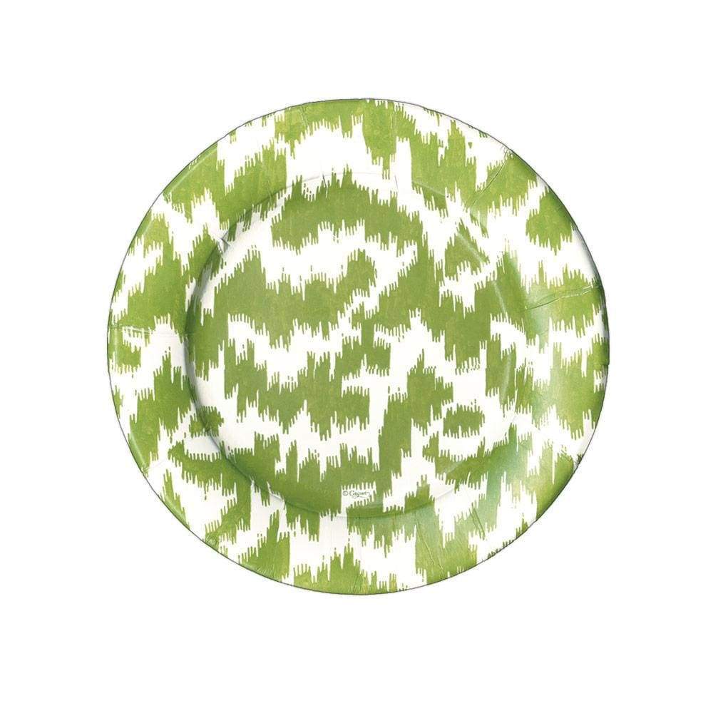 Modern Moire Green Salad/Dessert Plates