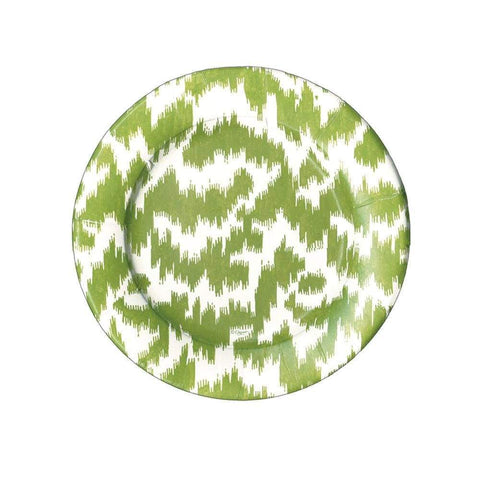 Modern Moire Green Salad/Dessert Plates