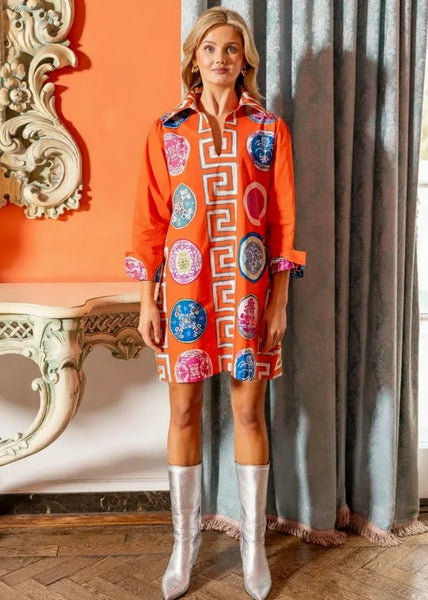Greek Revival© Lana Shirt Dress Short