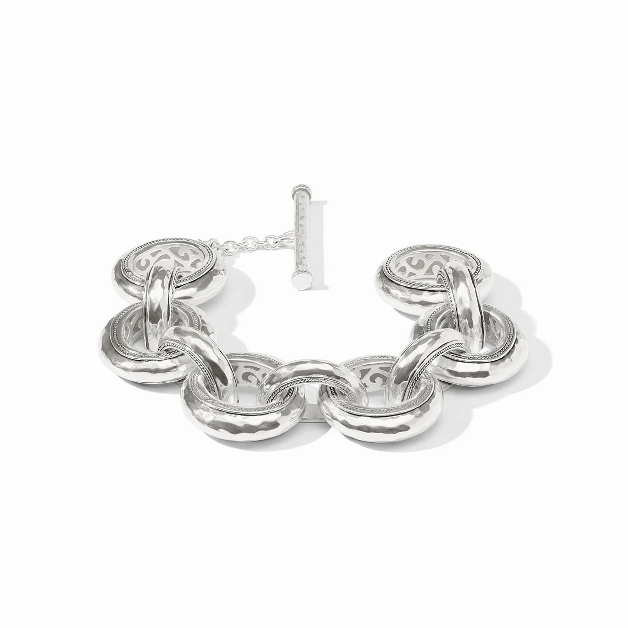 Cannes Link Bracelet | Silver