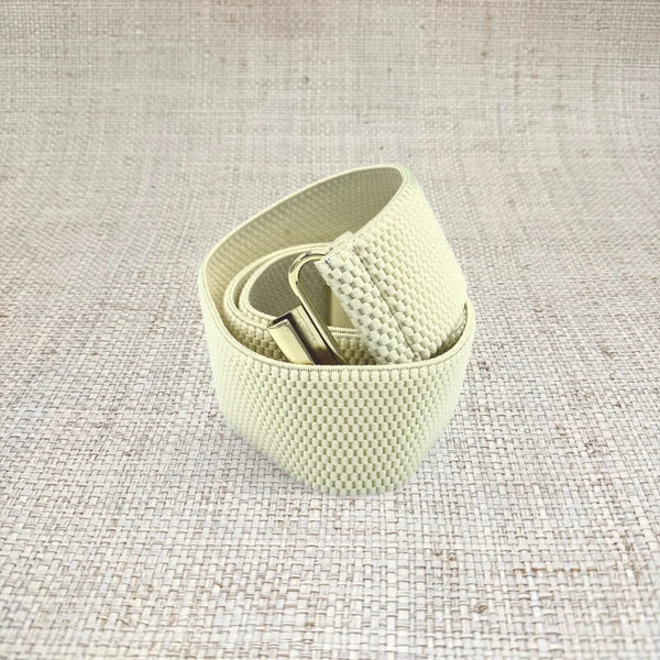 Winter White Interchangeable Stretch Belt Band