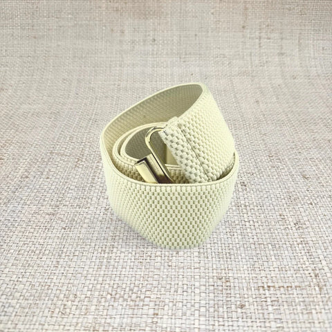 Winter White Interchangeable Stretch Belt Band