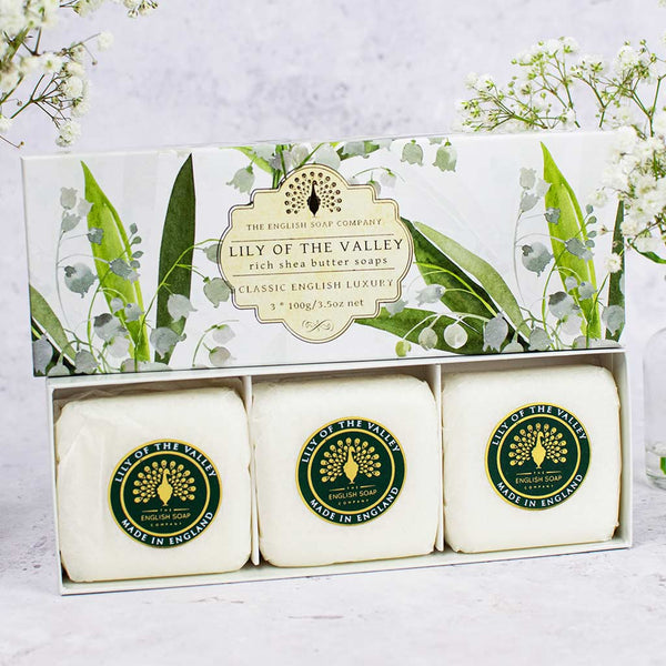 Lily of the Valley Triple Soap Gift Box