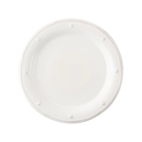 Berry & Thread Dessert/Salad Plate - Whitewash