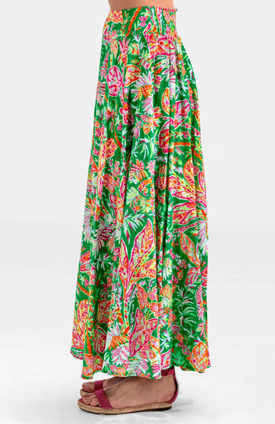 Sexy Summer Skirt - Vintage Vine Kelly