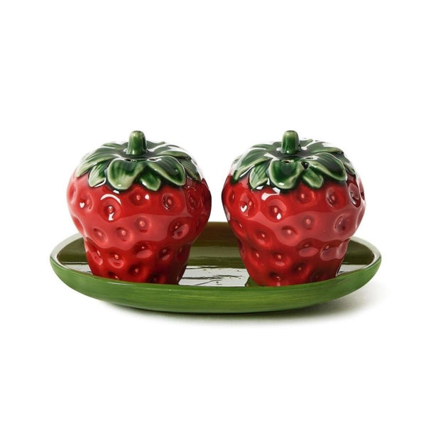 Very Berry Strawberry Salt and Pepper Shaker Set
